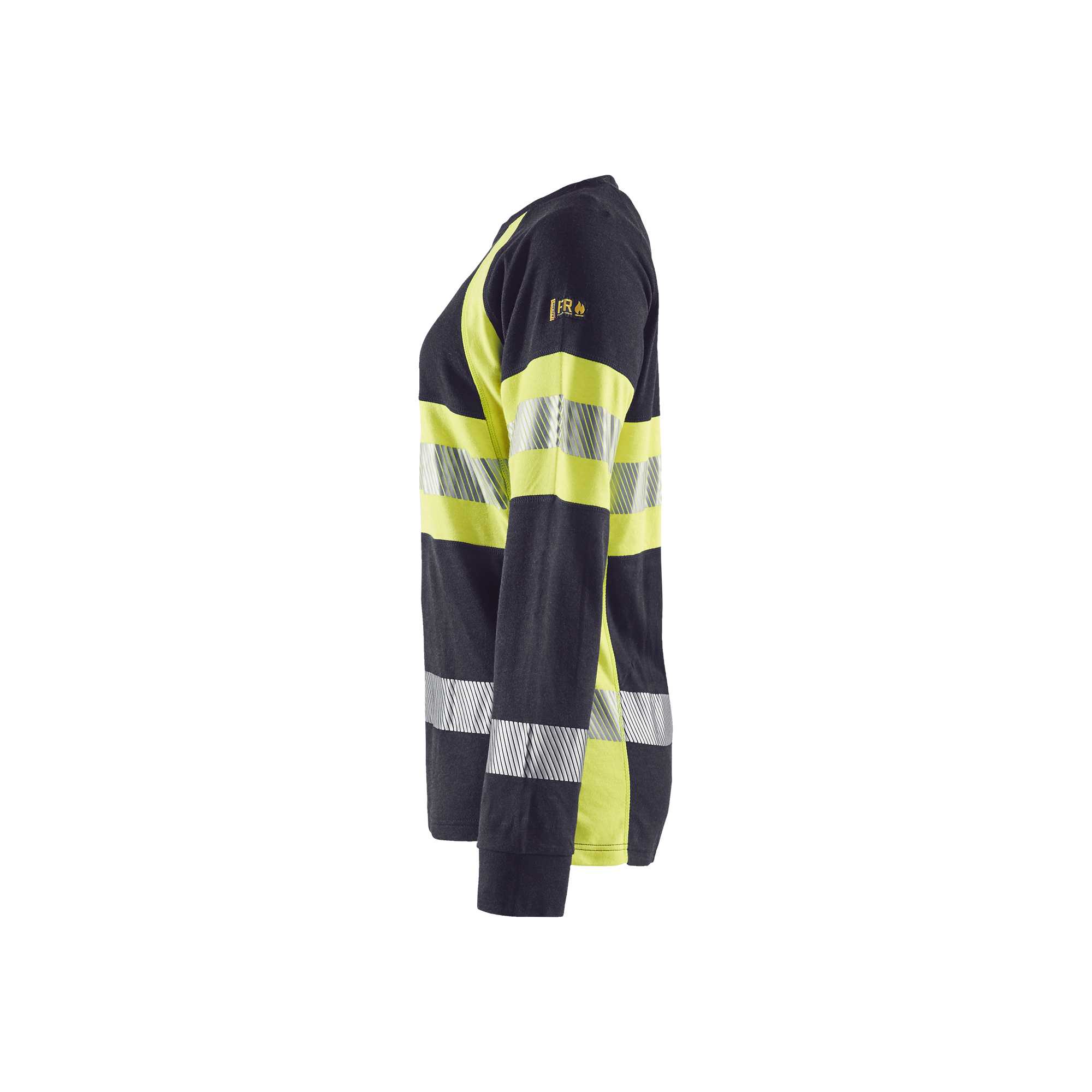 BLAKLADER 34941761 Women's Multinorm long sleeved t shirt Hi Vis Reflective Long Sleeve Work T-Shirt WOMEN - Flame Retardant